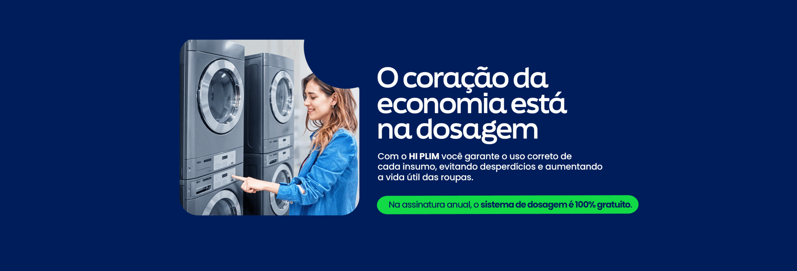 Banner do sistema de dosagem Hiplim