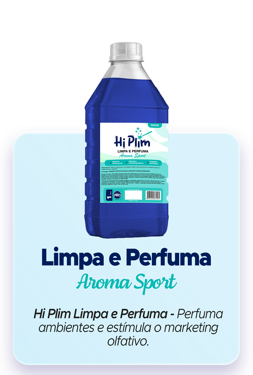 Limpa Tudo Aroma Sport Azul